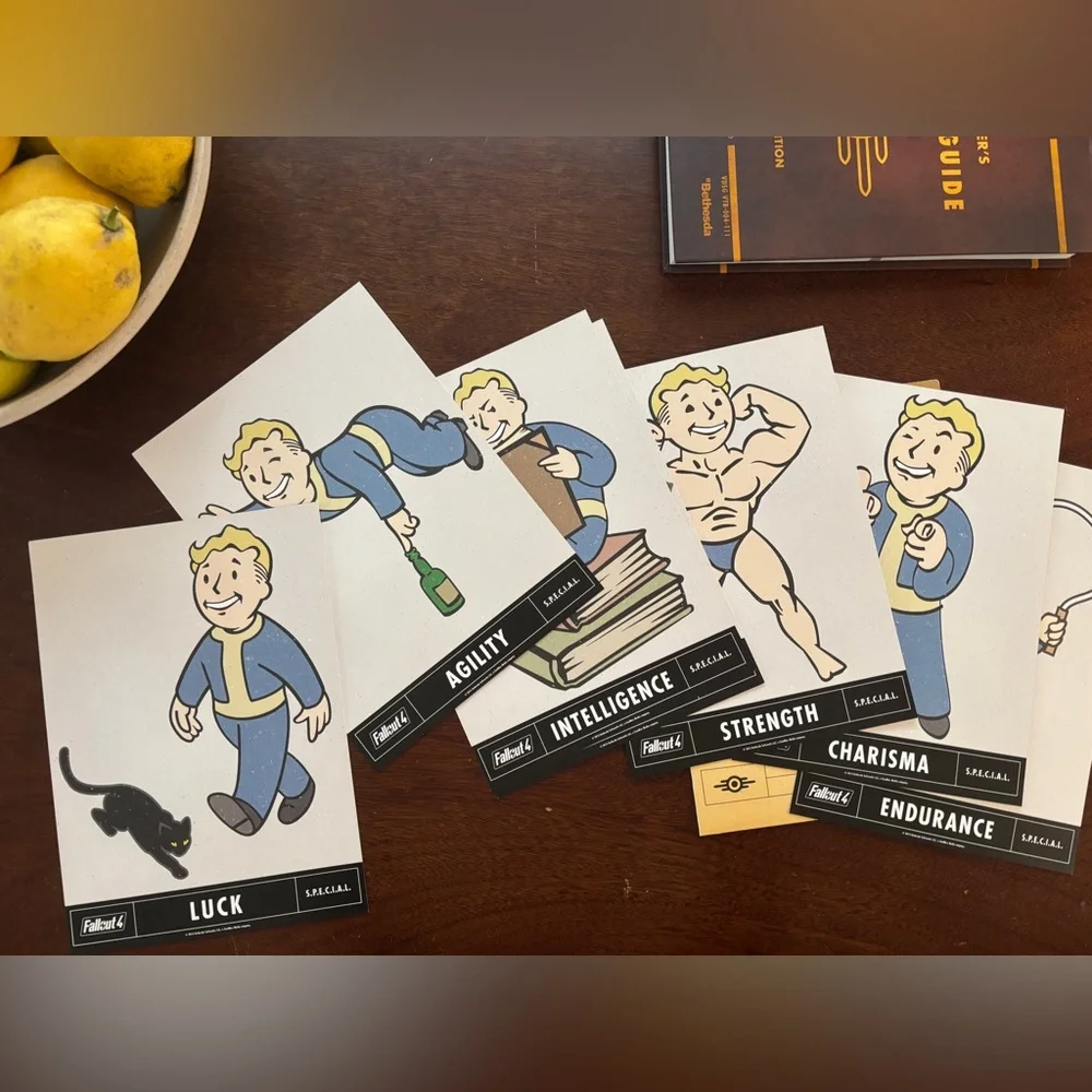 Fallout 4 Vault Dweller’s Survival Guide Collector’s Edition + SPECIAL Prints